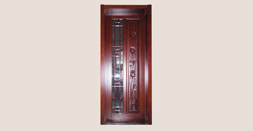 湘西卧室门选红木门中式风格还是白色好