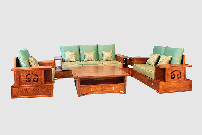 湘西中式实木沙发简直太美了