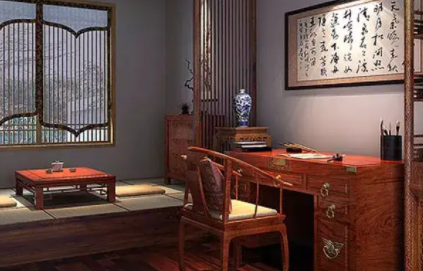 湘西书房中式设计美来源于细节