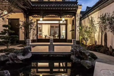 湘西现代中式别墅的庭院设计如此美丽